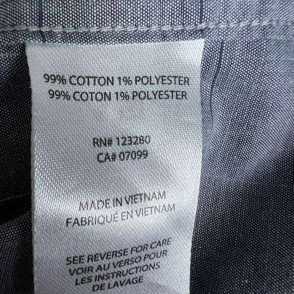 Travis Mathew Mens Gray Check Short Sleeve Button Up Shirt XXL - Picture 5 of 5